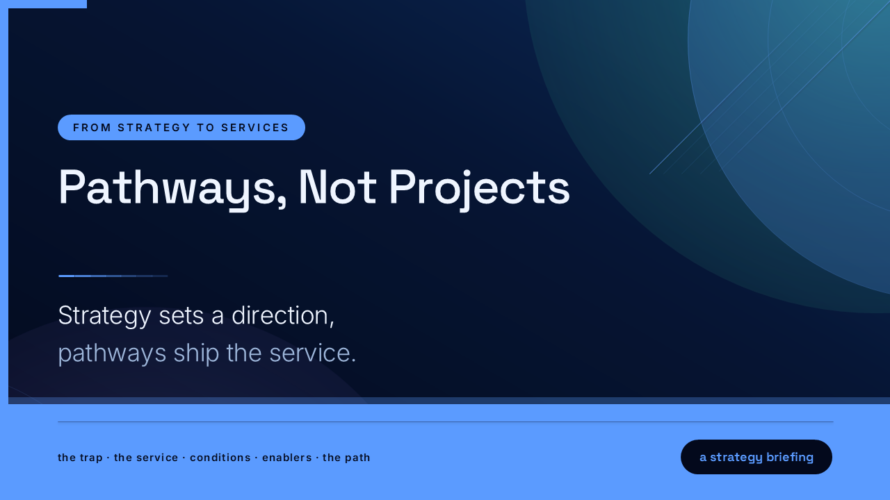 Pathways, Not Projects: Digital Service Innovation (49 Slides) preview