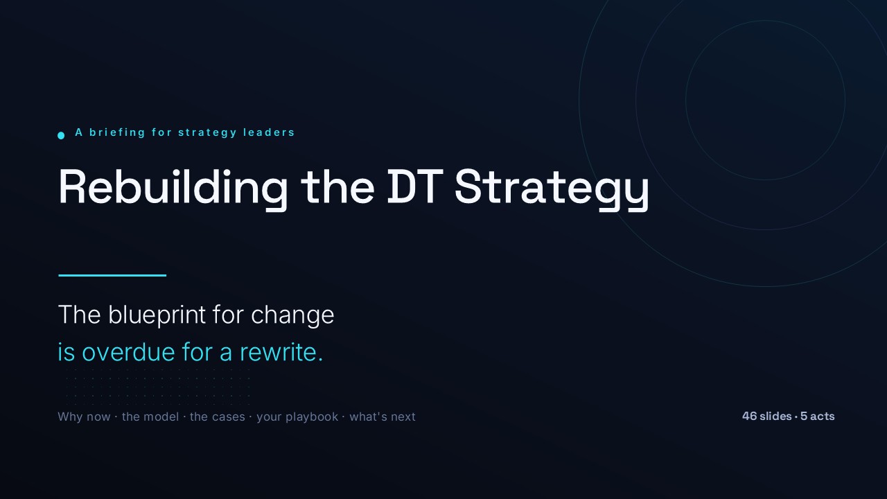 A Revised Framework for Digital Transformation Strategies (46 Slides) preview