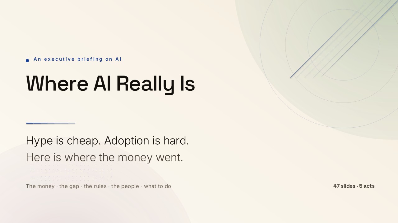 Advancing the AI Conversation: Executive Briefing (47 Slides) preview